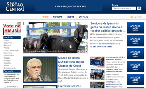 Notícias Sertão Central
