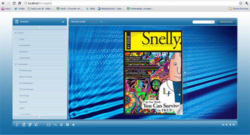 Livro, Revista ou Jornal Digital e Folheado